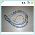 Cable de seguridad de comprobación Whip de acero al carbono y acero inoxidable fabricado en China